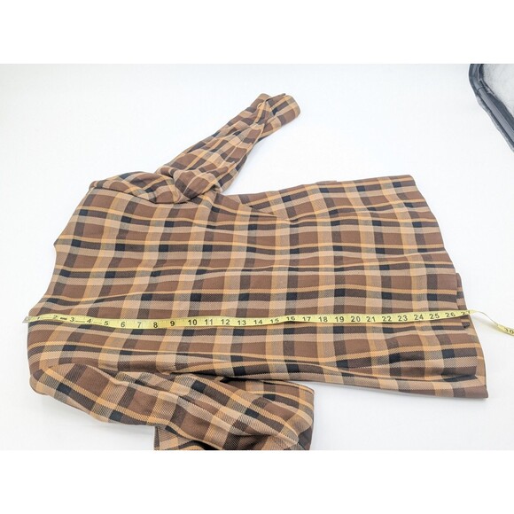 Cappagallo Vintage Brown Plaid Grandpa Blazer Jacket Academia Size 6 Medium - Picture 7 of 11